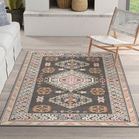 Tapis de style ethnique pour la maison, salon, table basse nordique, canapé, couverture épaisse, tapis de sol de chambre à coucher, chevet, luxe léger, sur mesure