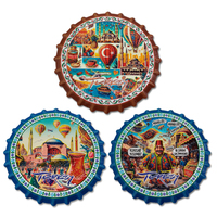 Maßgefertigter 3D-Relief-Bedruckter Vietnam-Souvenir-Geschenk Tischdekoration Blumen-Untersetzer Ho Chi Minh City Vietnam Keramik-Untersetzer