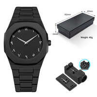 Montre à quartz ultra-fine avec cadran en verre de 40 mm pour enfants, filles et garçons, style scolaire