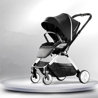 Легкая складная детская коляска-трансформер 3-в-1 с поворотом на 360 градусов, амортизацией и рамой из алюминиевого сплава, грузоподъемность 60 кг