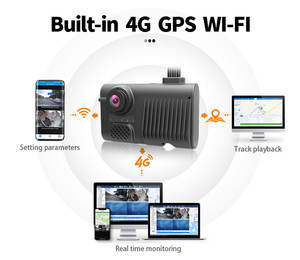 Nouvelle Tendance : Caméra embarquée 4G GPS 1080P double objectif avec IA, système DMS et ADAS pour la détection de fatigue du conducteur - Product Image 2