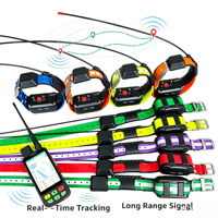 Collier GPS pour chien de chasse, double mode 4G GPRS, suivi en temps réel, longue portée, étanche IP68, 64 Go, Android 13, autonomie de plus de 20 heures