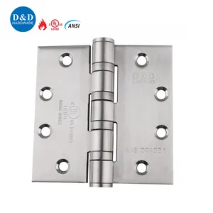 UL ANSI Grade 1 Fire Rated Heavy Duty Stainless Steel 4 Ball Bearing Outdoor Door Hinge