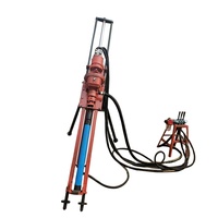 DTH Bộ Giàn Khoan Khoan Đá Khí Nén Di Động 20M Máy Có Máy Nén Mũi Khoan 3 Cánh Mũi Khoan Búa Khoan Lỗ