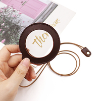 Professional Reusable Mini Portable Magnifying Glass Necklace PU Leather Modern Style Handmade Promotional Use