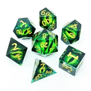 Hot Sales Dragon Eyes Dice Resin Dice Sharp Edge Dice Factory Direct Sales