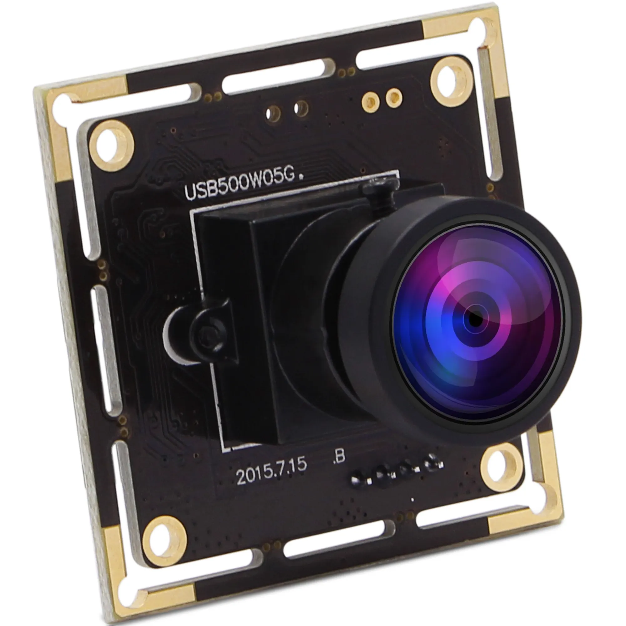 ELP Fisheye objectif caméra Module 5 méga pixels HD capteur CMOS 170 degrés grand Angle USB Webcam pour Windows Linux système Android