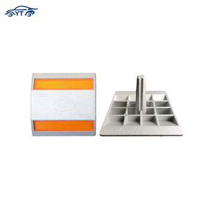 Bornes routières réfléchissantes double face en aluminium YT, qualité ingénieur, yeux de chat, signalisation de sécurité routière, protection IP67, avertissement de circulation - Product Image 3