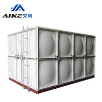Prix du réservoir d'eau FRP GRP SMC Réservoir de stockage d'eau modulaire en fibre de verre Réservoirs d'eau usagés boulonnés