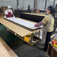 Paneles Acústicos Modernos de Madera y Chapa de MDF para Absorción de Sonido, para Oficina, Sala de Estar, Estudio, Hotel