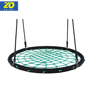 Zoshine açık bahçe Yard hamak asılı sandalye koltuk halat dokuma salıncak çocuklar yuvarlak yuva tabağı ağacı salıncak - Product Image 1