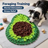 Tapis de jeu classique en feutre pour chien, pour la recherche de nourriture, l'entraînement et la distribution de friandises cachées