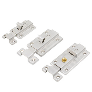 Loquet de porte en acier inoxydable Denite, type A, surface brossée, pour salle de bain intérieure, modèles manuels et automatiques - Product Image 5