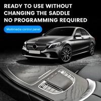 Untuk Mercedes Benz E C G GLC 2015-2020 Dudukan Layar Sentuh Dashboard untuk Panel Kontrol Pusat Navigator GPS Otomotif