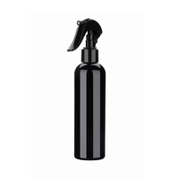 Vide fine brume 100ml 150ml 250ml 300ml 500ml 8oz noir en plastique PET bouteille avec pulvérisateur à gâchette