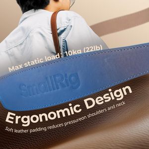 Cho smallrig phổ có thể điều chỉnh máy ảnh da cổ dây đeo vai 100 110cm (39 43in) Tối đa tải 10kg (22lb) cho DSLR - Product Image 4
