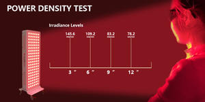 KingBriteフリッカーフリーハーフボディ600W RLP120 120 120PCSデュアルチップ660nm 850nm赤外線 & レッドグローライトセラピーパネルPdtマシン - Product Image 6