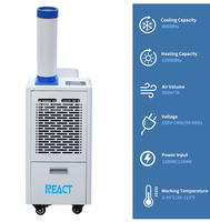 Climatiseur portable chaud/froid 9000/10500 BTU avec compresseur pour usage industriel et commercial dans les machines d'impression