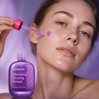 Sérum Repulpant au Bakuchiol Transfrontalier pour le Visage, Formule Liquide Anti-Âge, Blanchissant, Concentré sur la Fermeté et l'Élasticité de la Peau, Soin de la Peau