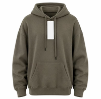 Sweat-shirts tendance unisexes style streetwear américain, couleur unie, décontractés, à manches longues, anti-boulochage, avec logo brodé