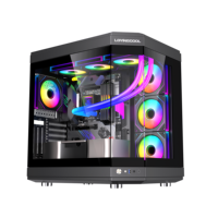LOVINGCOOL Most Popular New Design RGB Fan 120mm Pc Case ATX Towers With Fan Cooling Computer Gaming Pc Radiator Air ARGB Fans