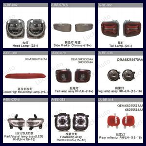 Couverture de pare-chocs arrière LuckinAuto OEM pour 2015-2018 pour Jeep <span class=keywords><strong>Renegade</strong></span> nouvelle matière plastique d'état - Product Image 3