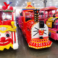 Train touristique sans rails de 24 places, équipement électrique de grande capacité pour le tourisme et les loisirs