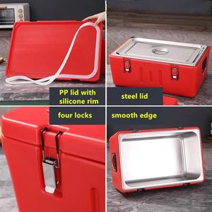 Juego de cazuela de cubo con doble aislamiento extra grande para fiesta de inyección rectangular Picnic Ice Cooler Box Storage <span class=keywords><strong>Food</strong></span> <span class=keywords><strong>Warmer</strong></span> Hotpot - Product Image 3