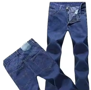 Outlet di Fabbrica Nuovi <span class=keywords><strong>Jeans</strong></span> Slim Fit a <span class=keywords><strong>Vita</strong></span> Media Personalizzati per il Guardaroba Maschile alla Moda - Product Image 3