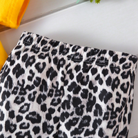 2 stks/set Zomer Katoenen Kleding Dragen Kinderen Korte Mouw Letter Print Top Uitlopende Broek Pak voor Meisjes Kinderkleding