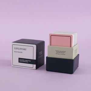 旅行中の仲間との会話、個人的な物語の共有、カジュアルなリラックス時間のためのカスタマイズされた紙製ボードゲームカード - Product Image 6