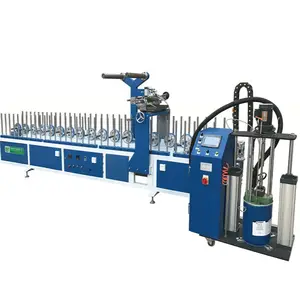 Door Frame Wrapping Line Window Frame PUR Profile Wrapping Machine