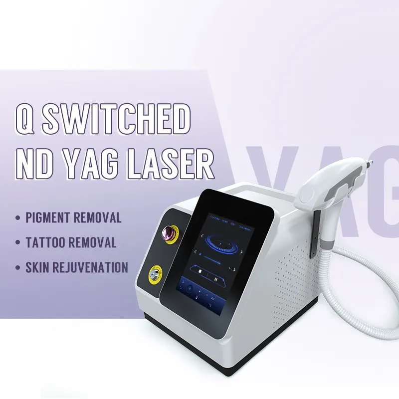 Nubway 7mm diameter laser rod Tattoo Removal Machine Nd Yag Laser skin rejuvenation/pigment removal