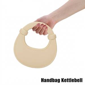 Bolso de Mano con Diseño Estético y Logotipo Personalizado para Yoga, Pilates y Fitness, Textura Mate, <span class=keywords><strong>Kettlebell</strong></span> de Silicona - Product Image 2