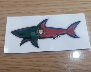 226 autocollants 3D étanches Paul Et Shark pour la décoration de tablettes, téléphones portables, réfrigérateurs, bagages, CP Jul Omerta Vrunk Shark Sticker - Product Image 1