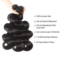 Fournisseur Alibaba Gold, cheveux vierges brésiliens Remy, 100% cheveux humains, vente en gros