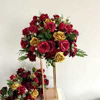 Dekorasi Acara Pernikahan, Centerpiece Meja, Bunga Lily Cally Buatan, Bola Bunga Centerpiece, Perlengkapan Dekorasi Pernikahan