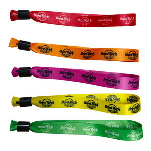 Custom Logo Woven <strong>Wristbands</strong> for Events Festival Design Round <strong>Fabric</strong> <strong>Promotional</strong> <strong>Wristbands</strong> <strong>Fashionable</strong> Accessories - Product Image 1