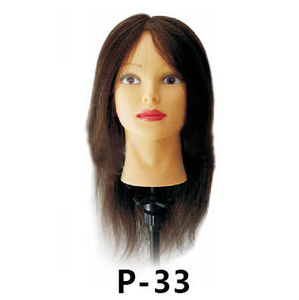 2024 nouveau coiffeur enseignement tête <span class=keywords><strong>barbier</strong></span> tête cheveux humains coiffure formation tête avec cheveux noirs - Product Image 3