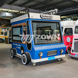 Street Mobile Food Cart Commercial Stainless Steel Vending <b>Trailer</b> for Fast Food - Product Image 3