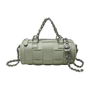 Bolso Bandolera <span class=keywords><strong>de</strong></span> Hombro con Cadena Gruesa y Cierre <span class=keywords><strong>de</strong></span> Cremallera, Estilo Urbano <span class=keywords><strong>2022</strong></span>, Diseño Exclusivo, Sensación <span class=keywords><strong>de</strong></span> Alta Gama, para <span class=keywords><strong>Mujer</strong></span> - Product Image 5