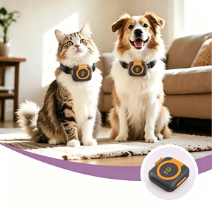 Collier de suivi GPS léger pour chats et chiens, IP67, rechargeable par USB, clôture virtuelle, idéal pour les petites races - Product Image 1