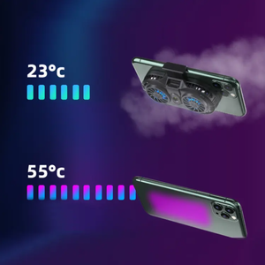 Nuovissimo stile Gaming <span class=keywords><strong>per</strong></span> cellulare ventola di raffreddamento USB Gamepad a semiconduttore supporto <span class=keywords><strong>per</strong></span> radiatore - Product Image 5