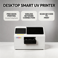 Mesin Printer UV AI Cerdas, Printer UV 3D Tekstur LED Flatbed, Mesin Pencetak Casing Ponsel, Mesin Pencetak Cover Ponsel Kustom
