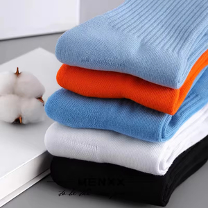 Men's Combed Cotton Sports <b>Socks</b> Cross-Border Customizable Sweat-Absorbing & Breathable for Men & Women High Quality - Product Image 4