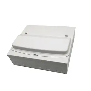UK surface mounted metal MCB distribution box Split Load Consumer Unit