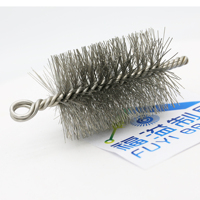 Brosse de nettoyage industrielle en acier inoxydable pour la maintenance des chaudières et des conduites de cheminée OEM