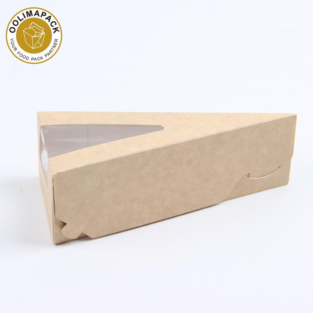 Caja de pastel triángulo
