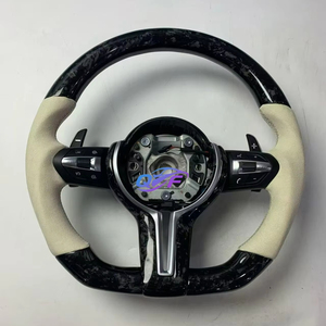 <span class=keywords><strong>Volante</strong></span> de Cuero y Fibra de Carbono para <span class=keywords><strong>BMW</strong></span> F10 F20 M3X1 X5 X6 X4 F30 F32 F33 F34 F35 X3 F25 F36 F80 F2 F22 F23 E46 E90 <span class=keywords><strong>E60</strong></span> - Product Image 1