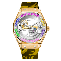 White Color Diamante Con Genuino Leather Cuero Roulette Silicon Reloj De Wheel ETA NH35 Movement Men's Watch
